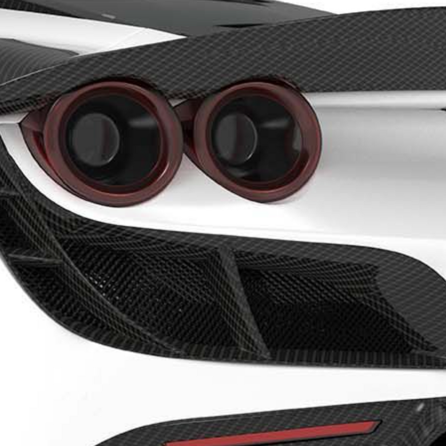 Ferrari F8-J Vents - 1x1 Carbon Fiber / Ferrari F8