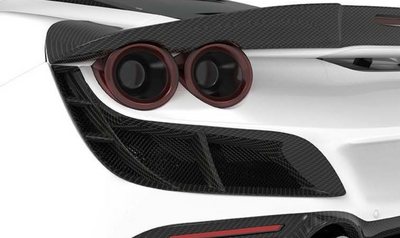 Ferrari F8-J Vents - 1x1 Carbon Fiber / Ferrari F8
