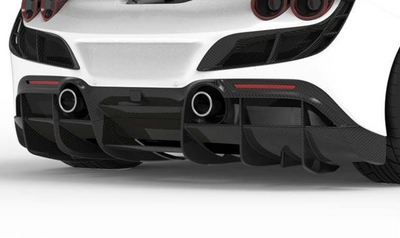 Ferrari F8-Rear Diffuser - 1x1 Carbon Fiber / Ferrari F8