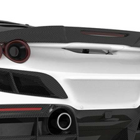 Ferrari F8-Rear Spoiler - 1x1 Carbon Fiber / F8 Coupe Only