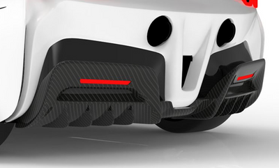 Ferrari SF90-Rear Diffuser - Twill Carbon / Ferrari SF90