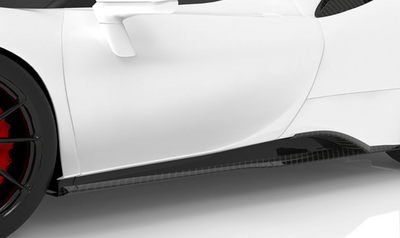 Ferrari SF90-Side Skirts - Twill Carbon / Ferrari SF90