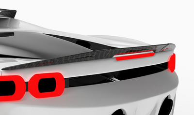 Ferrari SF90-Trunk Spoiler - Twill Carbon / Ferrari SF90