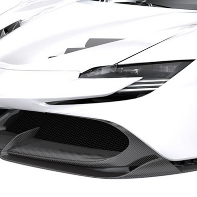 Ferrari SF90-Upper Front Lip - Twill Carbon / Ferrari SF90