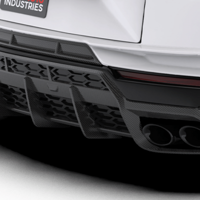 Lamborghini Urus Performante-Vision 2.0 1-Piece Diffuser - Twill Carbon / Urus S, Performante