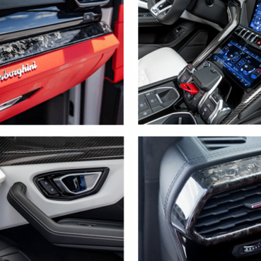 Lamborghini Urus S-Interior A/C Vents includes 3 A/C vent trims