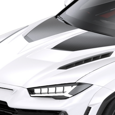 Lamborghini Urus S-Race Hood (Version 2.0) Paintable FRP Base - FRP / Urus S, Performante