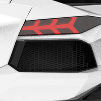 Lamborghini Aventador LP700-Rear Grill Vents - Twill Carbon / lp700 only