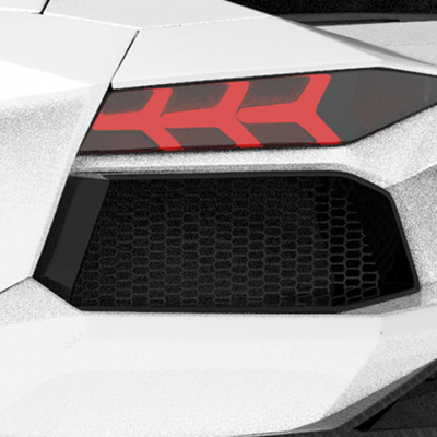 Lamborghini Aventador LP700-Rear Grill Vents - Twill Carbon / lp700 only