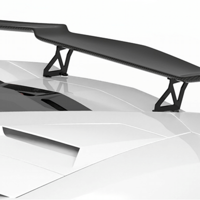 Lamborghini Aventador LP700-Rear Wing Stands and Carbon Base - Twill Carbon / LP700, LP740, Ultimae