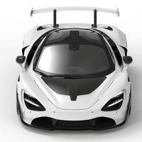 McLaren 720S Widebody Front Bumper Front Lip W/ Extensions Hood Rockers Skirts Fender Door Blade Extensions Quarter
