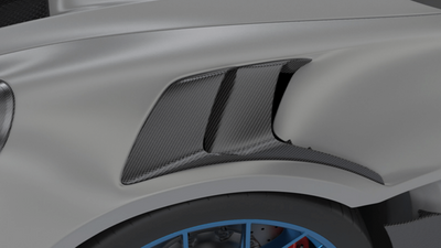 Porsche 991.2 GT2 RS-Fender Vents - Twill Carbon / GT3 RS/GT2 RS