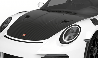 Porsche 991.2 GT3 RS-Hood - Twill Carbon / Fits all 991 models