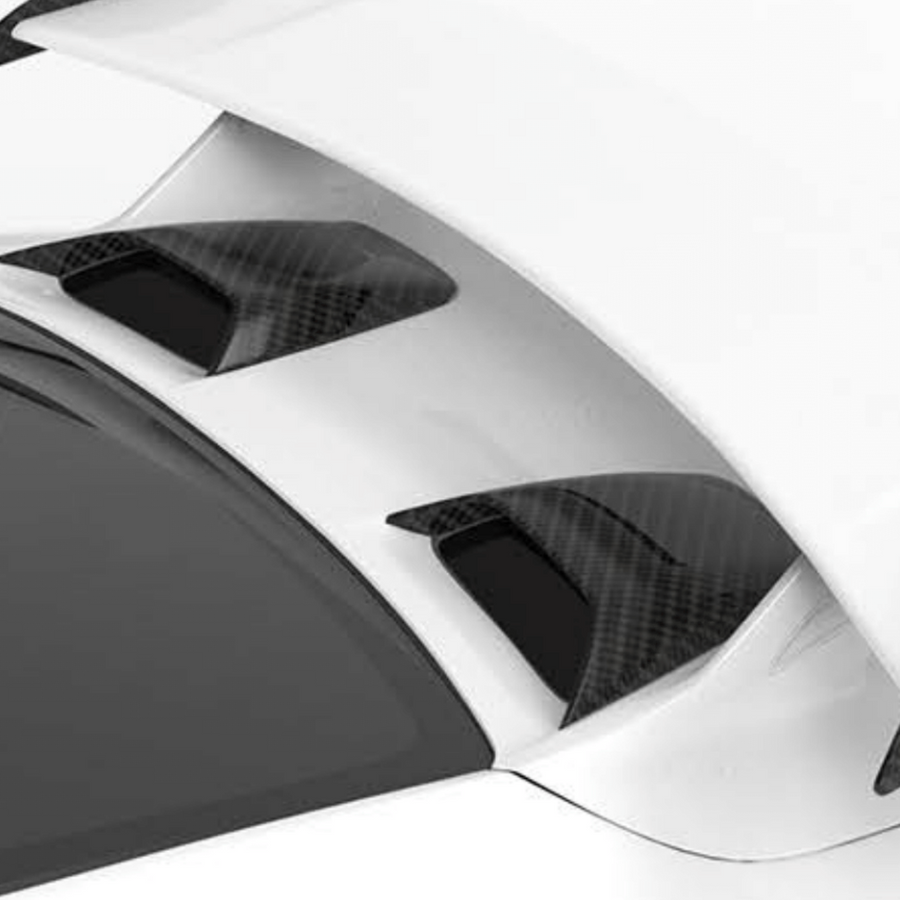 Porsche 991.2 GT3-Engine Intake Covers - Twill Carbon / 991.2 fitment only