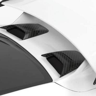 Porsche 991.2 GT3-Engine Intake Covers - Twill Carbon / 991.2 fitment only