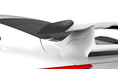 Porsche 991.2 GT3-Wing Tips - Twill Carbon / 991.2 fitment only