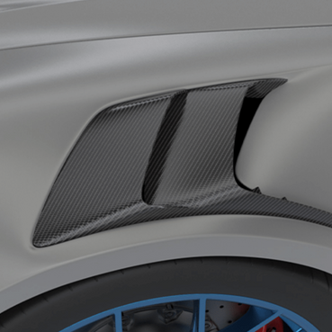 Porsche 992 GT3 RS-Fender Vents - Twill Carbon / 992 GT3RS