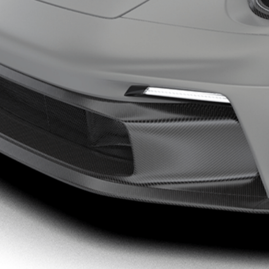 Porsche 992 GT3 RS-Front Bumper Insert - Twill Carbon / 992 GT3RS + GT3