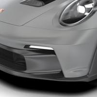 Porsche 992 GT3 RS-Front Lip with Uprights - Twill Carbon / 992 GT3RS