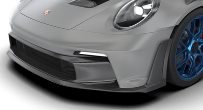 Porsche 992 GT3 RS-Front Lip with Uprights - Twill Carbon / 992 GT3RS