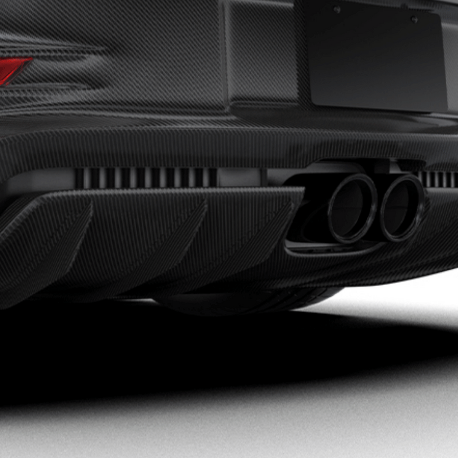 Porsche 992 GT3 RS-Lower Diffuser - Twill Carbon / 992 GT3 and GT3RS