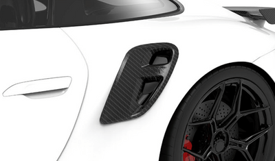 Porsche 992 Turbo S-Side Intake - 9 Design Branding