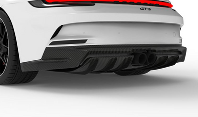 Porsche GT3 992-Rear Diffuser Lower - Twill Carbon / 992 GT3 and GT3RS