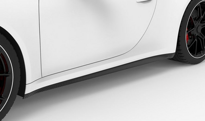 Porsche GT3 992-Side Skirts - Twill Carbon / 992 GT3