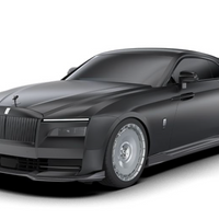 Rolls Royce Spectre-Base Kit: Lip Skirts Diffuser Roof & Trunk Spoiler - Twill Carbon / Rolls Royce Spectre