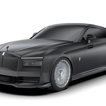 Rolls Royce Spectre-Base Kit: Lip Skirts Diffuser Roof & Trunk Spoiler - Twill Carbon / Rolls Royce Spectre