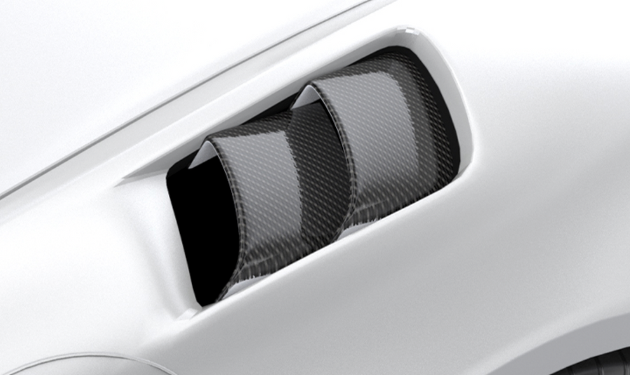 Porsche GT4RS Fender Vents - Standard Carbon