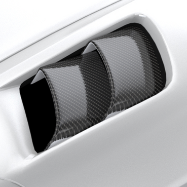 Porsche GT4RS Fender Vents - Standard Carbon