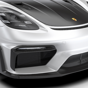 Porsche GT4RS Front Lip w/ Uprights - Standard Carbon
