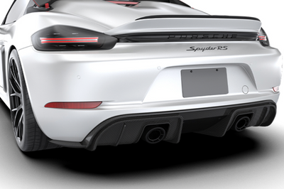 Porsche 718 Spyder RS Rear Diffuser - Standard Carbon
