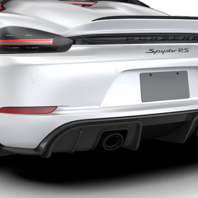 Porsche 718 Spyder RS Rear Diffuser - Standard Carbon