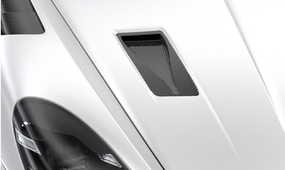 Porsche 718 Spyder RS Hood Vents - Standard Carbon