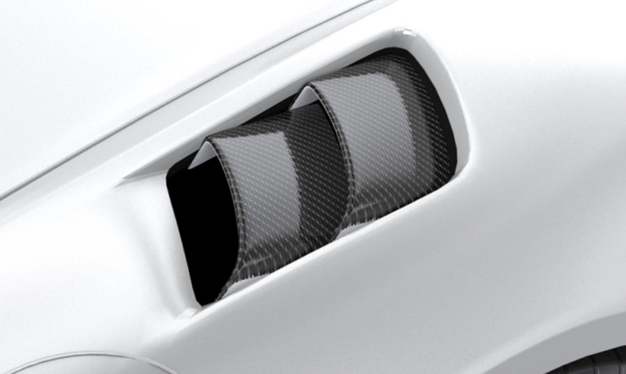 Porsche 718 Spyder RS Fender Vents - Standard Carbon