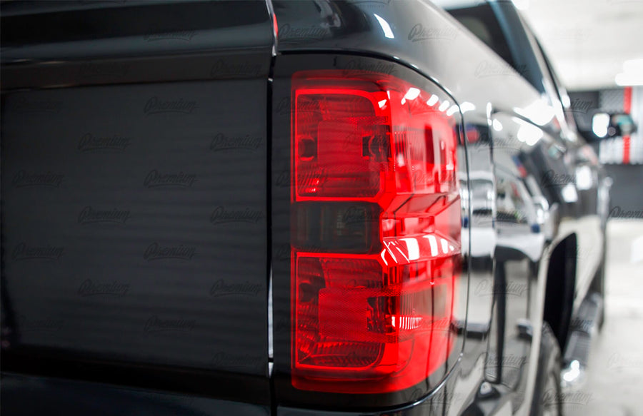 Taillight Reverse Light Smoke Tint Overlay | Chevy Silverado 2016-2018