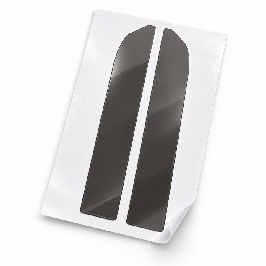 2023-2026 BMW G87 M2 Rear Bumper Reflector  Pre-Cut Vinyl Overlay | Smoked Tint & Gloss Black