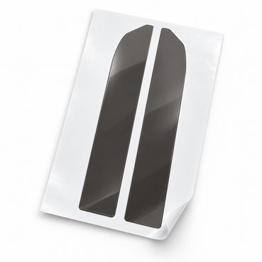 2023-2026 BMW G87 M2 Rear Bumper Reflector  Pre-Cut Vinyl Overlay | Smoked Tint & Gloss Black