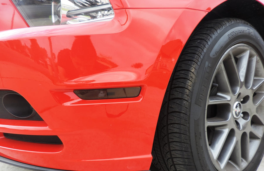 Front Side Reflector Overlay - Smoke Tint | 2010-2014 Ford Mustang
