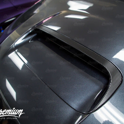 The Fang - Hood Scoop Outer Trim Vinyl Overlay | Subaru WRX/STI 2015-2021