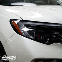 Headlight Amber Delete V2 Smoke Tint Overlay | Honda Pilot 2016-2018