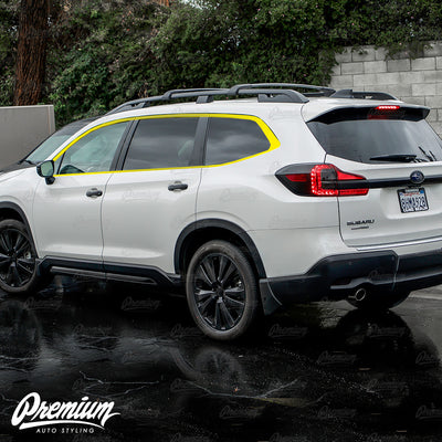 2019-2025 Subaru Ascent Window Trim Chrome Delete Kit - Satin Black