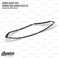 2019-2025 Subaru Ascent Window Trim Chrome Delete Kit - Gloss Black