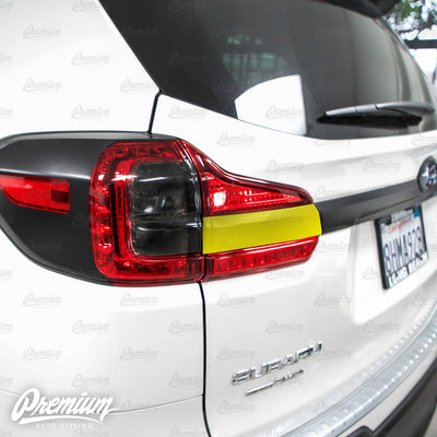 Taillight Chrome Delete Overlay - Satin Black Vinyl | 2019-2021 Subaru Ascent