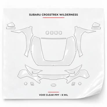 2024–2025 Subaru Crosstrek Wilderness Full Front PPF Kit – Precut Clear Film
