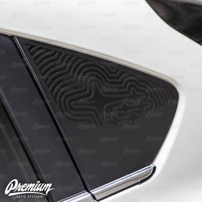 Topo Subie Stars Rear Quarter Window DECAL