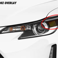 Headlight Amber Delete Reflector Smoke Tint Overlay | 2014-2017 Scion TC