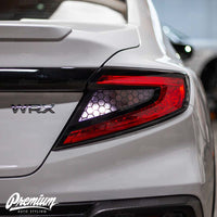 INNER TAIL LIGHT TINT OVERLAY - HONEYCOMB SMOKE TINT | 2022-2026 SUBARU WRX